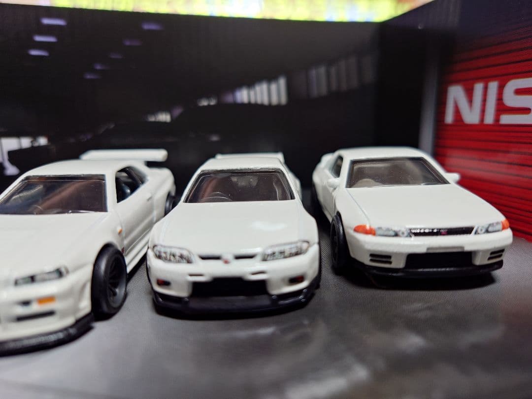 ミニカー Hotwheels PREMIUM Nissan GT-R MINIGT set