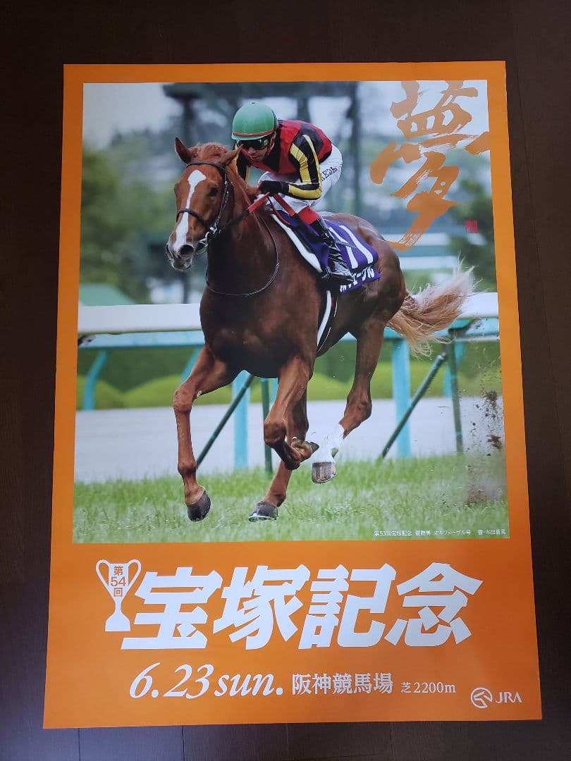 JRAポスター「2013年第54回宝塚記念」 オルフェーヴル