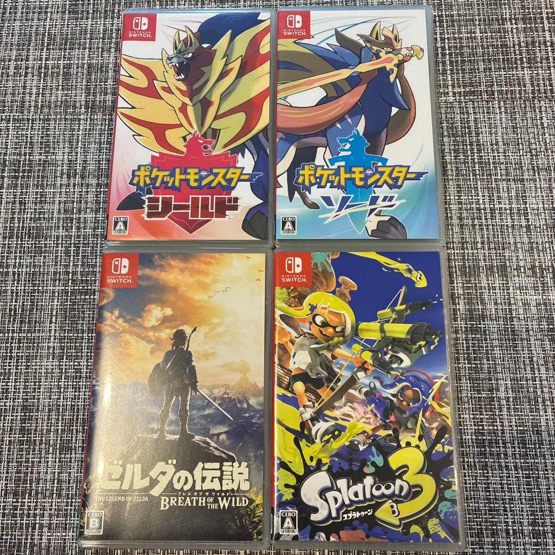 Nintendo Switch 本体 + 周辺機器 + ゲーム4本