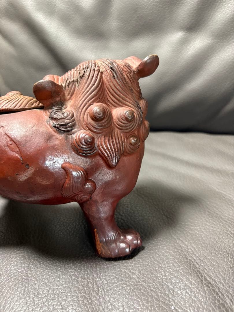 獅子　置物