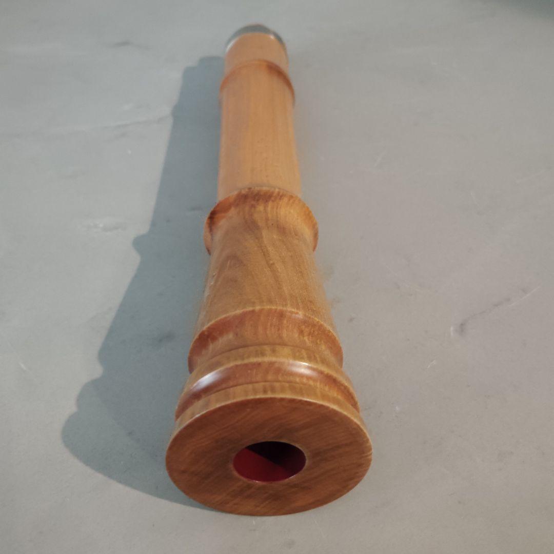 【美品】尺八 完全正律官 一尺八寸官 都山流 胡蝶