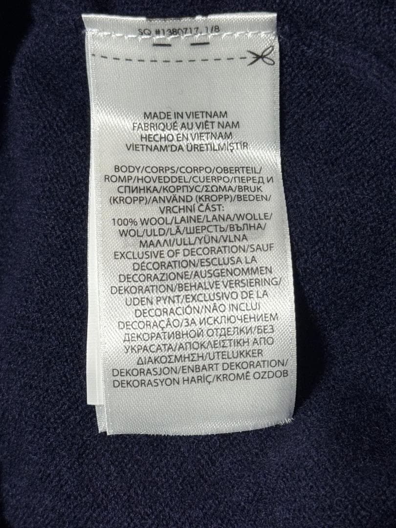 ポロ ラルフローレン ベアウールクォータージップセーター 秋冬 サイズXS 新品