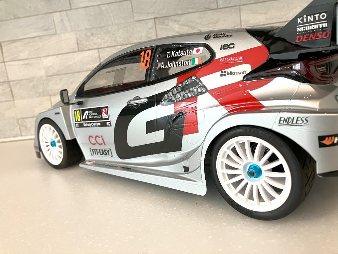 タミヤRCボディ ヤリス WRC2025 ラリーギリシャ・アクロポリス 勝田選手