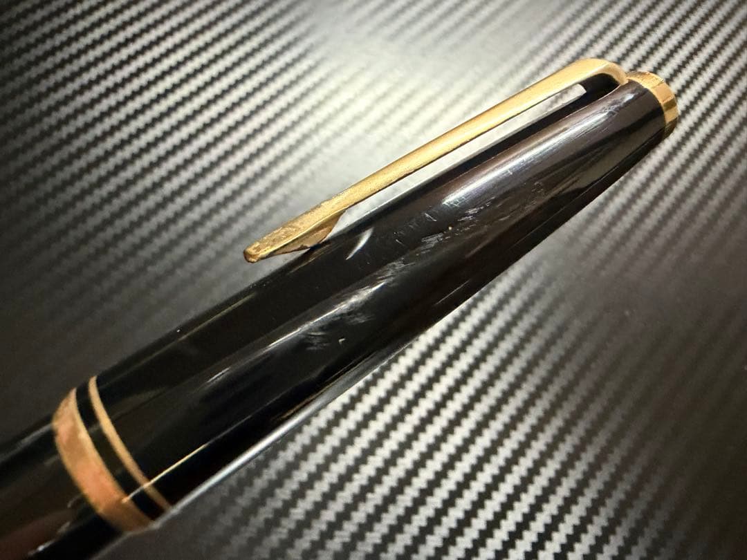 極美品 モンブラン No.221 ブラック M 中字 万年筆