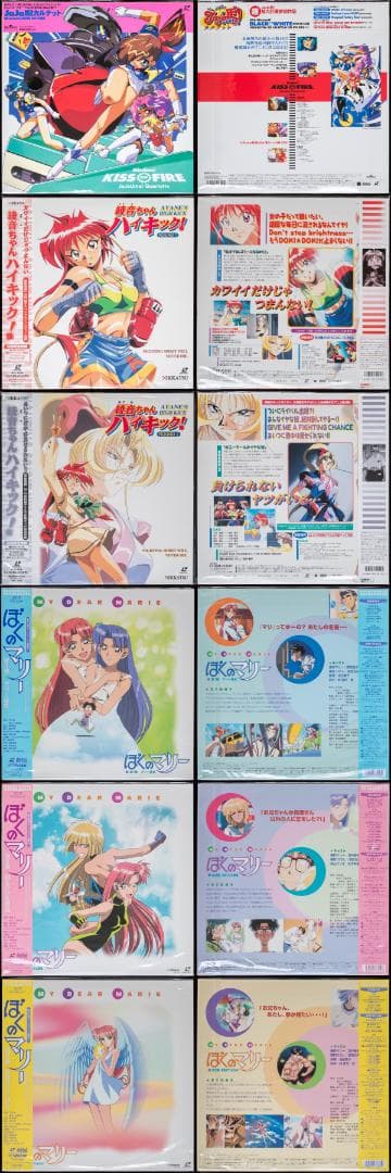 宮村優子 OVA 5作品 LD12枚 関連CD 24枚 セット ぼくのマリー他