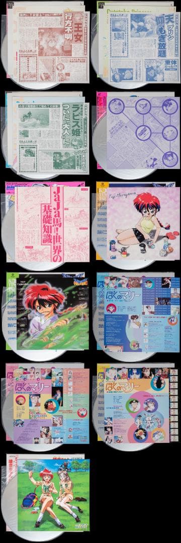 宮村優子 OVA 5作品 LD12枚 関連CD 24枚 セット ぼくのマリー他