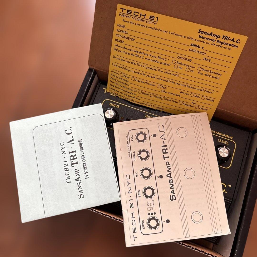 ギター TECH 21 NYC SansAmp TRI-A.C.
