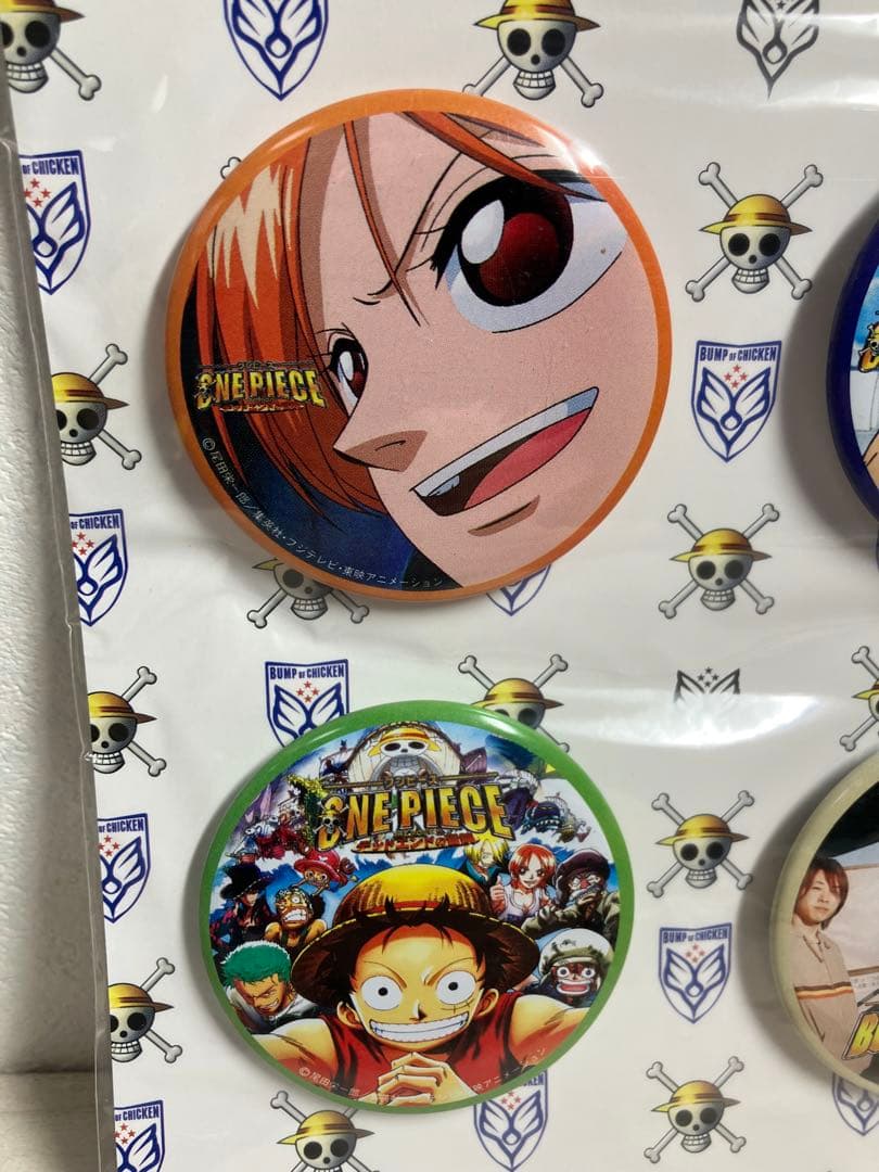 当選品 ワンピース コラボ缶バッジ　デッドエンドの冒険　ルフィ　ナミ