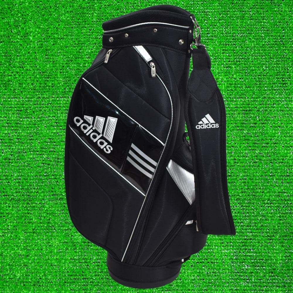 アディダス ゴルフ 軽量キャディーバック９型【ブラック】中古！
