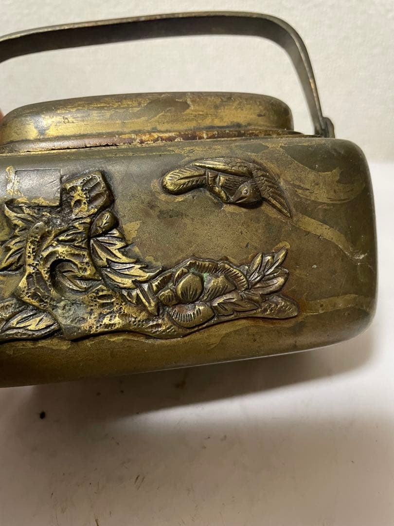 中国美術　銅手炉