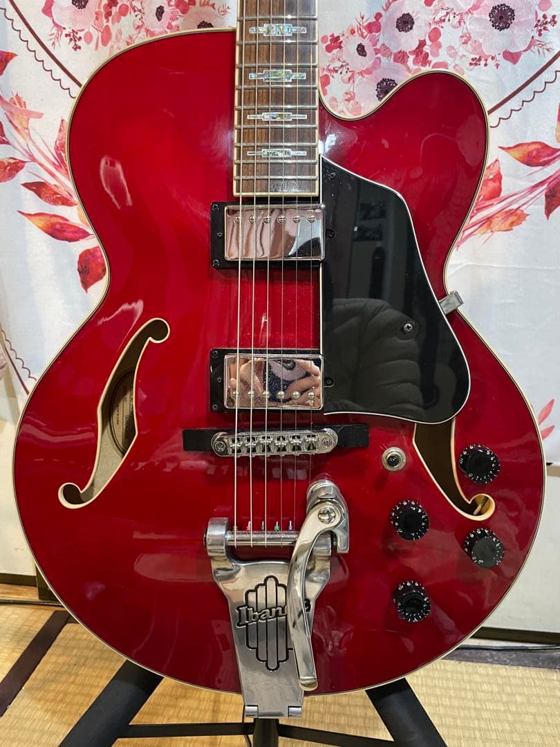 Ibandez AFS75T 薄型フルアコギター 訳あり