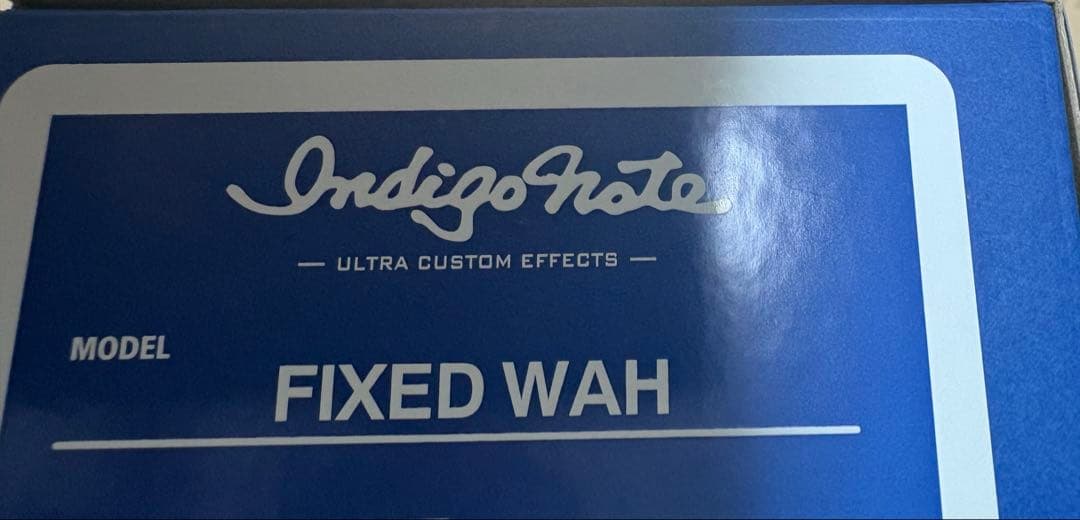 新品　Indigo Note FIXED WAH