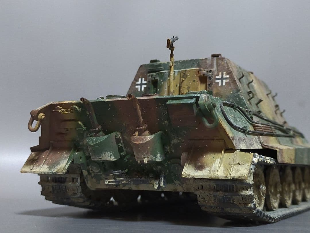 ドイツ・ヤークトティーガー 1/35 完成品