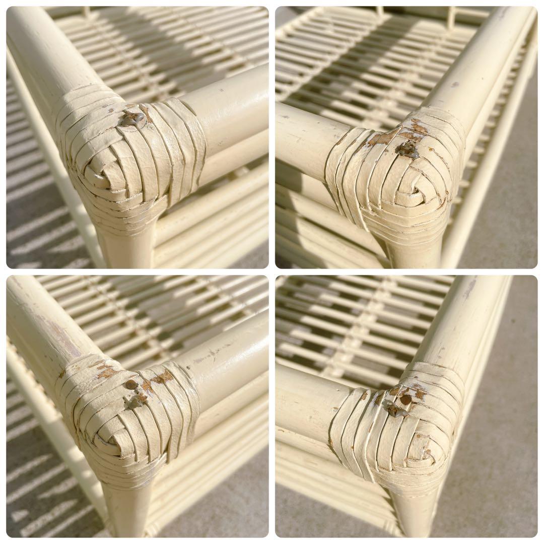 【良品】カサブランカ CADENZA カデンザ センターテーブル 高級 ラタン