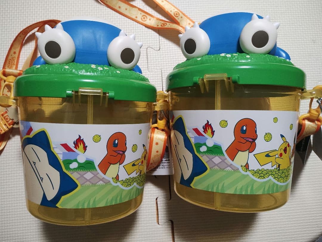 未使用　ポケパークカントー　カビゴン　ポップコーンバケット２個