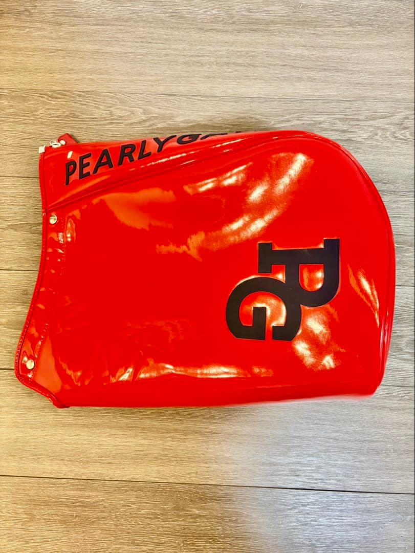 PEARLY GATES／エナメル キャディバッグ美品【国内正規品】