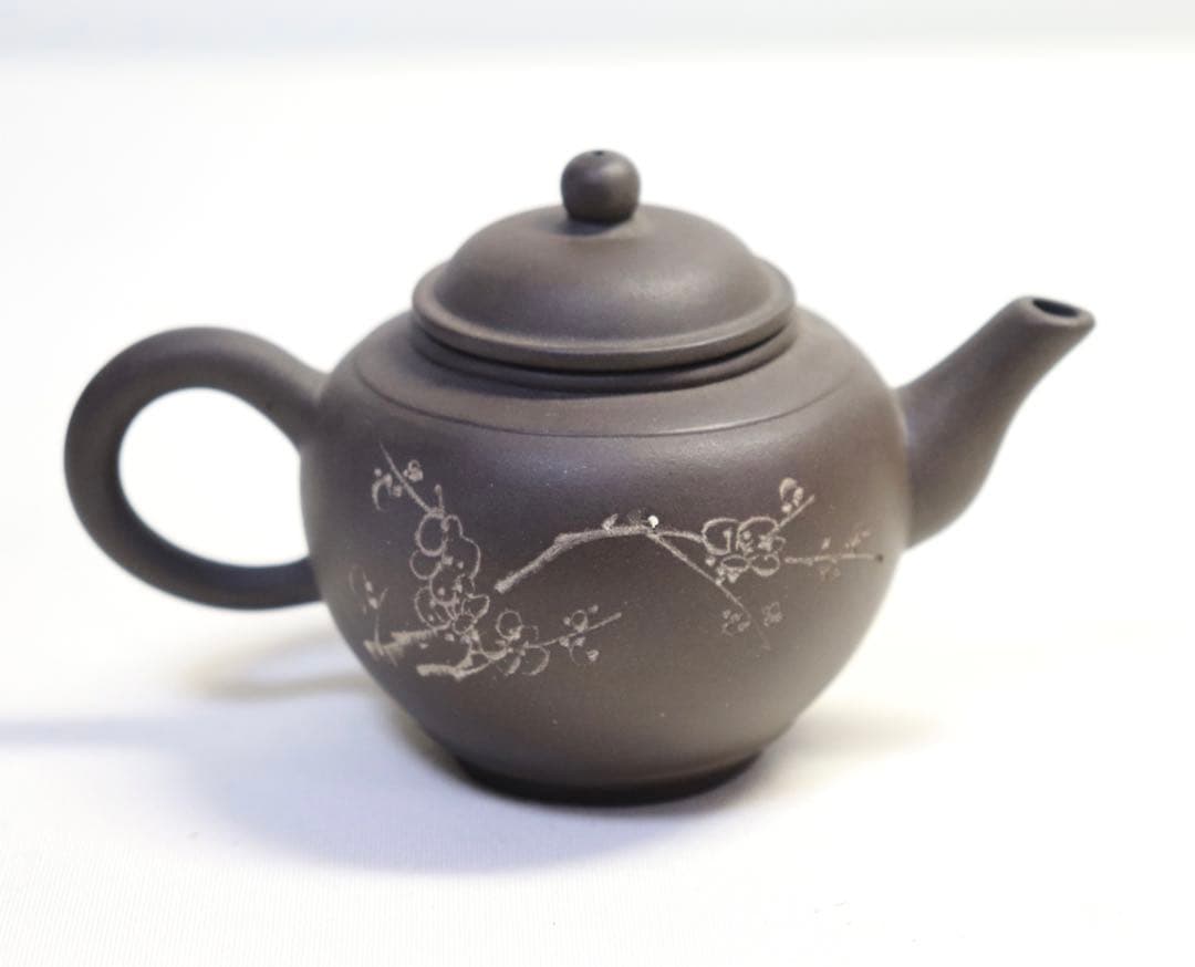 中国茶器　紫泥急須　朱鳳仙作　業生刻　送料込み0916