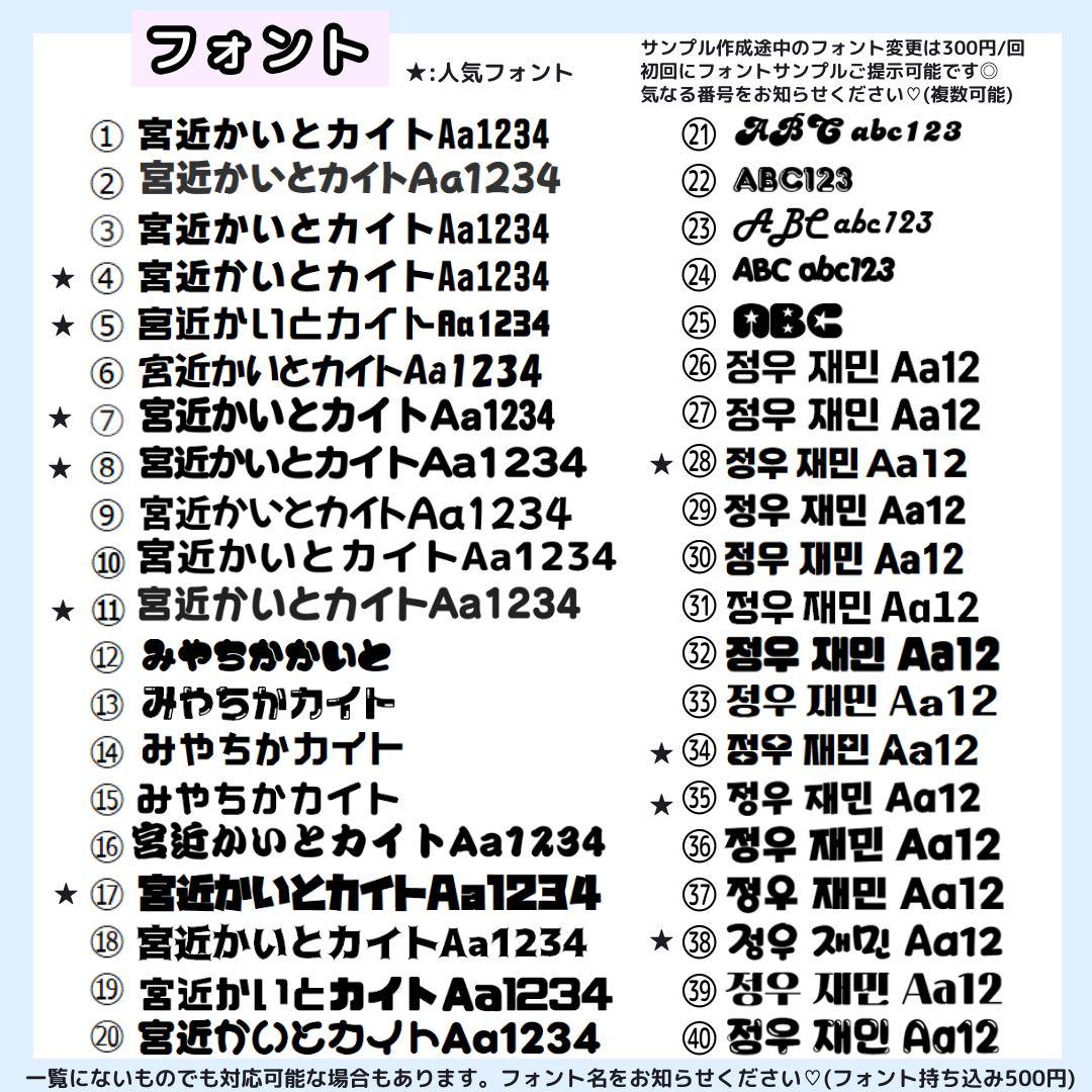 h☆☆☆ページ うちわ文字オーダー うちわ屋さん 団扇屋さん 文字パネル