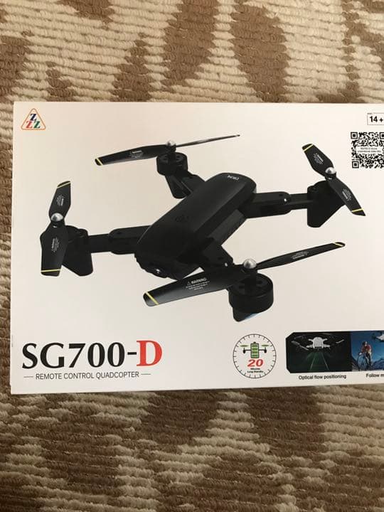 ドローンSG700D ダブルカメラ高画質1080P スマホ操作日本語説明書付き