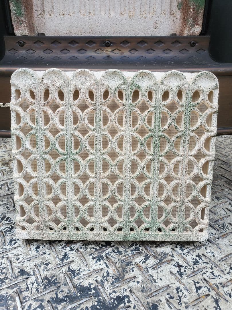 古い　アイアン　ガスストーブ　磯村産業 角型5号