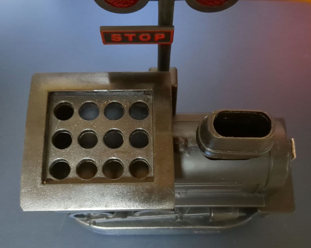 E67 蒸気機関車型灰皿 電子音信号 踏切信号機