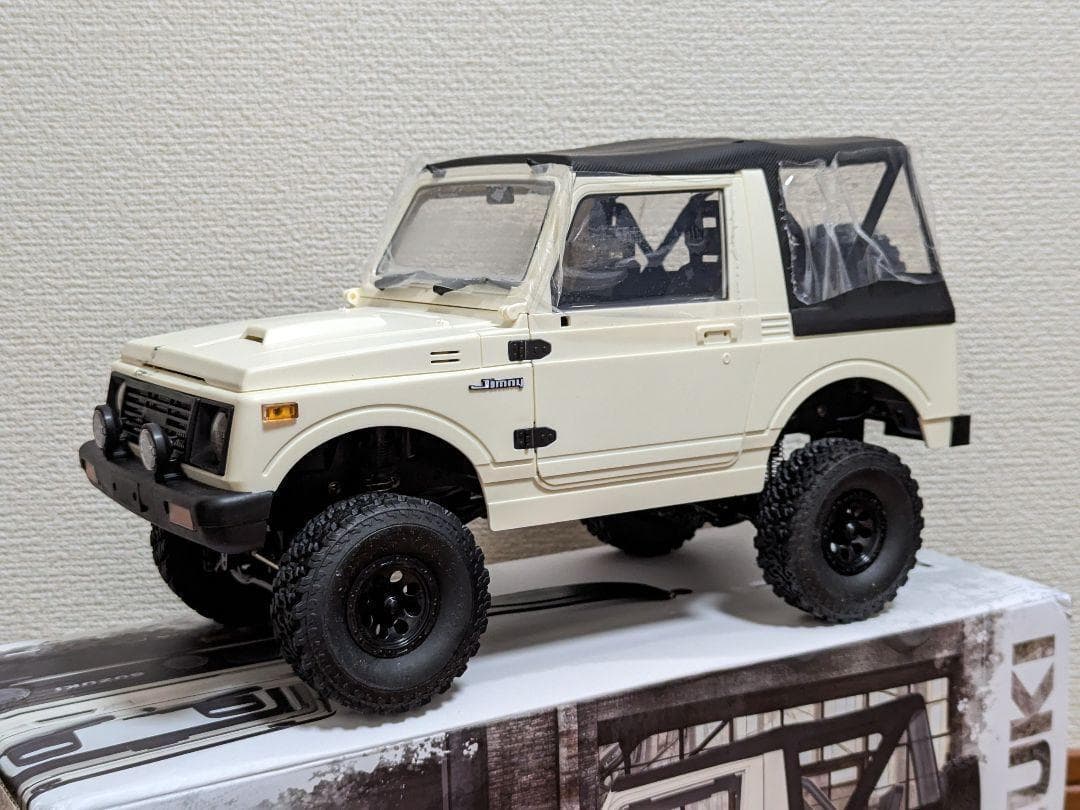 【新品】WPL スズキ ジムニー 幌(JA11C) C74-1 RTR・ホワイト