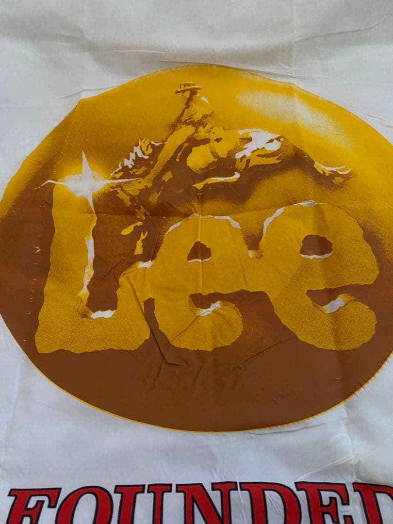 Lee リー　店舗用　販促品　80's 大判　タペストリー　フラッグ