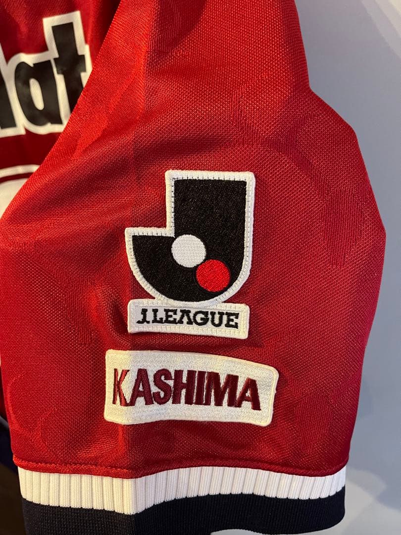 【直筆サイン】本山雅志 鹿島アントラーズ ユニフォーム 2000-2001未使用