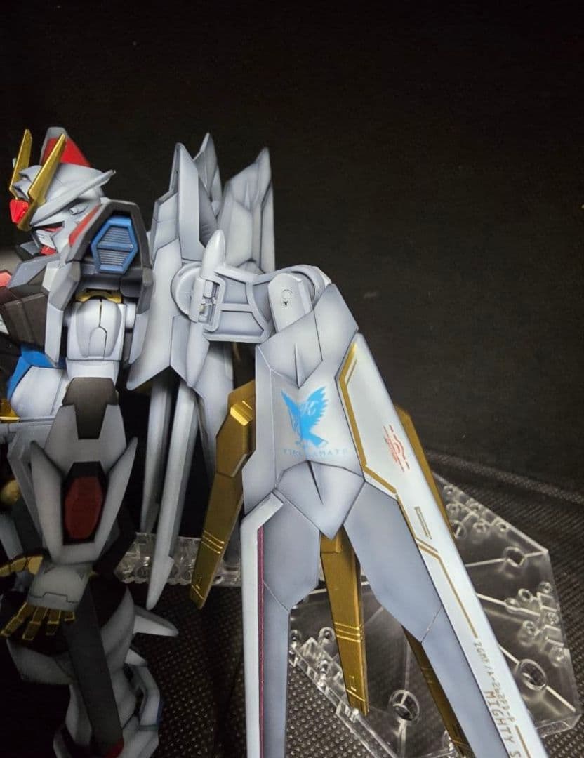HG　マイティーストライクフリーダムガンダム　塗装完成品