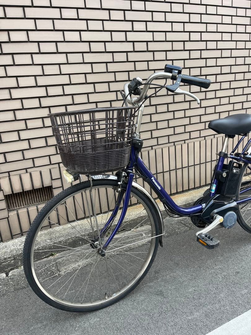 Panasonic 電動アシスト自転車 シティタイプ 紫