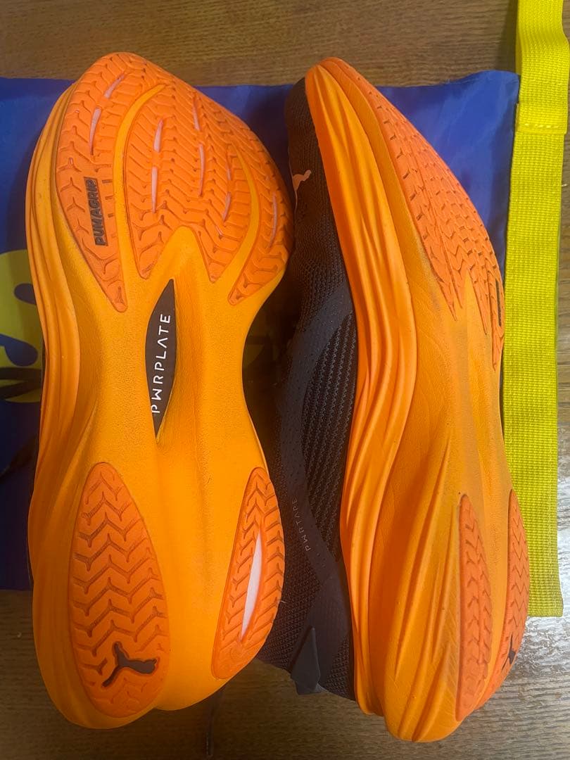 PUMA スパイクシューズ 309707-26 26cm グレー/オレンジ