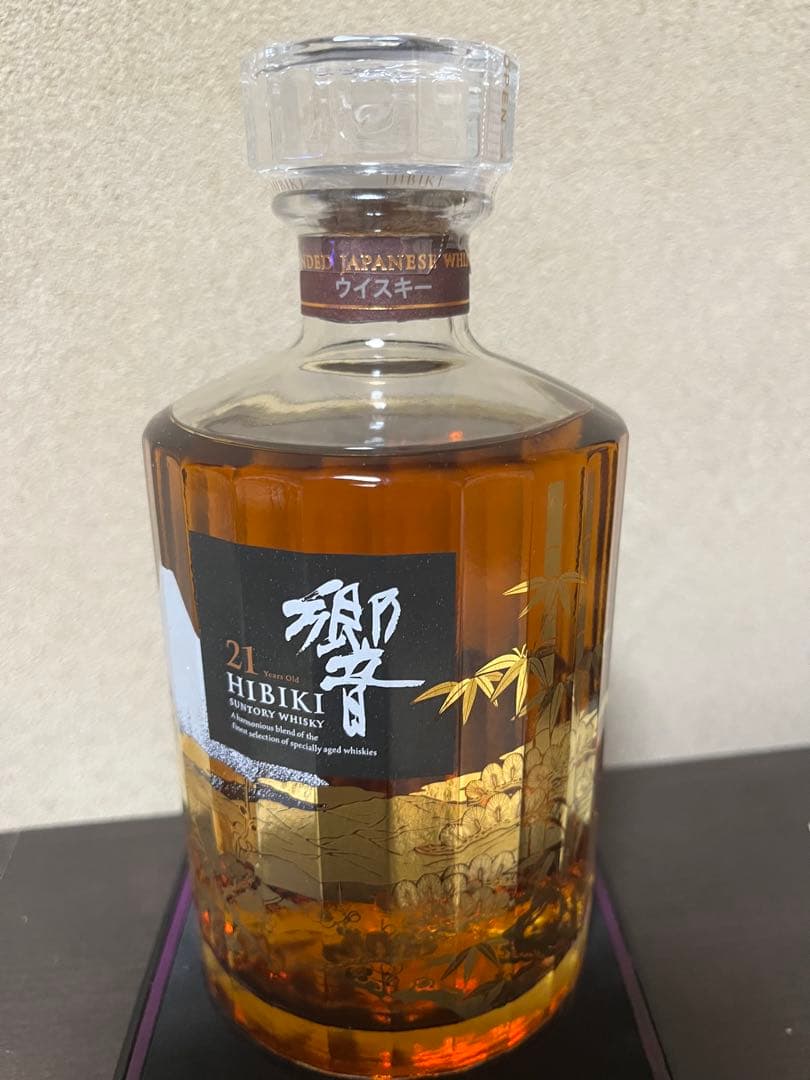 ひ*り様 サントリー ウイスキー 響21年 意匠ボトル 花鳥風月 43% 700