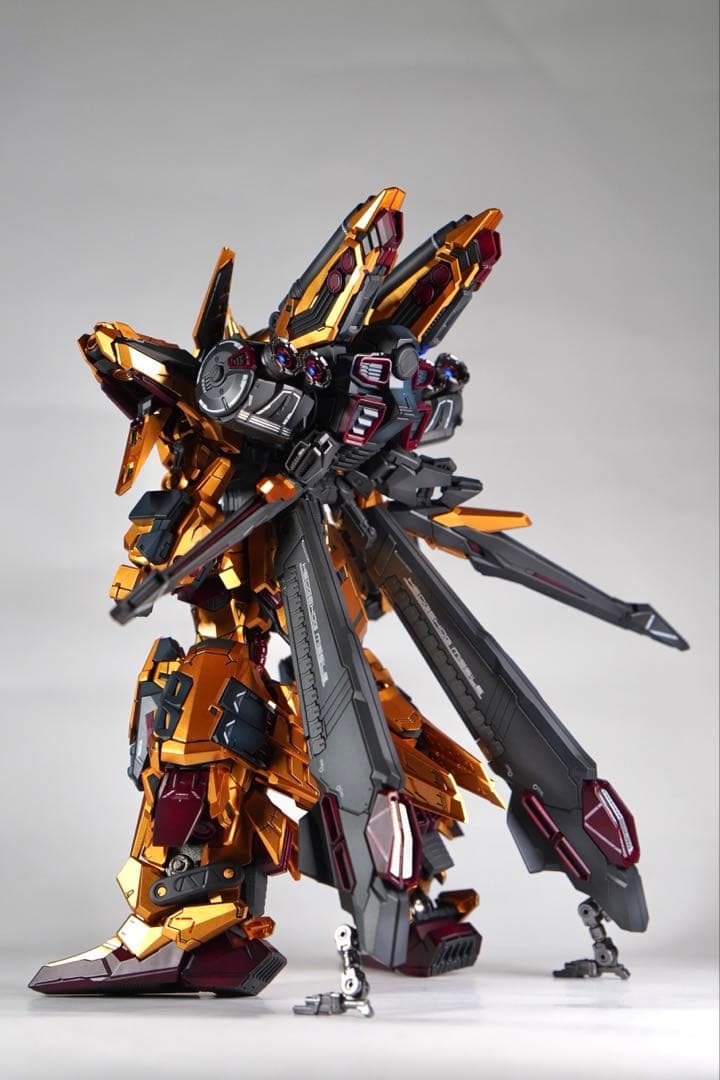 フルアーマー百式改　1/100 塗装完成品　LEDユニット付