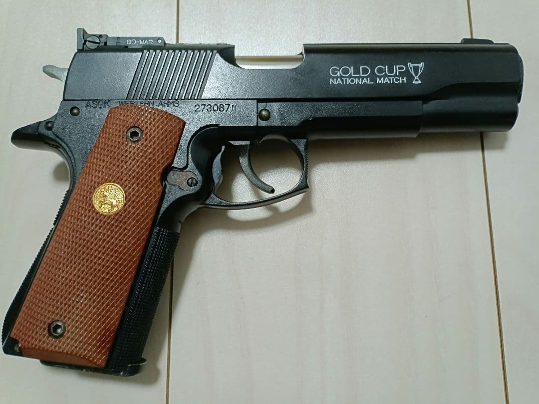 【中古品】WA固定ガスガン「コルト ゴールドカップ ナショナル マッチ」