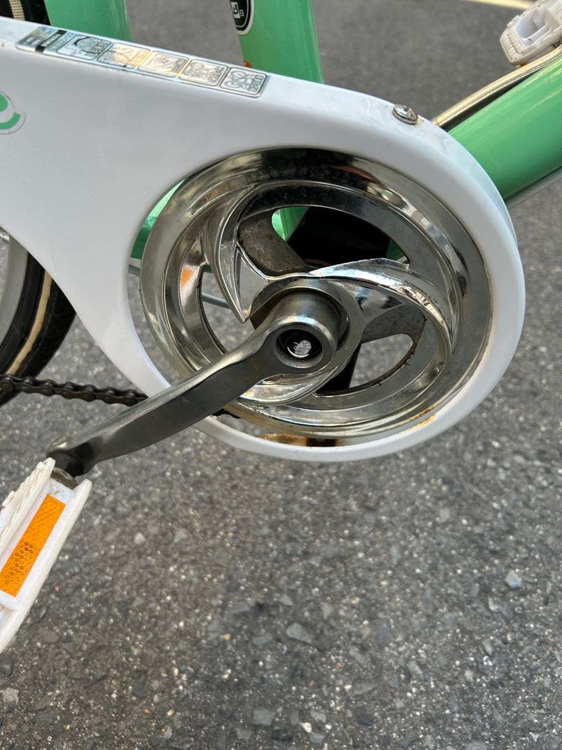 ミントグリーン ジュニアシティサイクル 24インチ