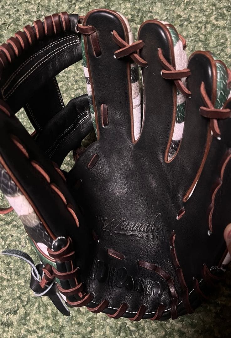 Wilson ウィルソン　軟式用　グローブ　グローブ　グラブ　迷彩柄　カモ柄