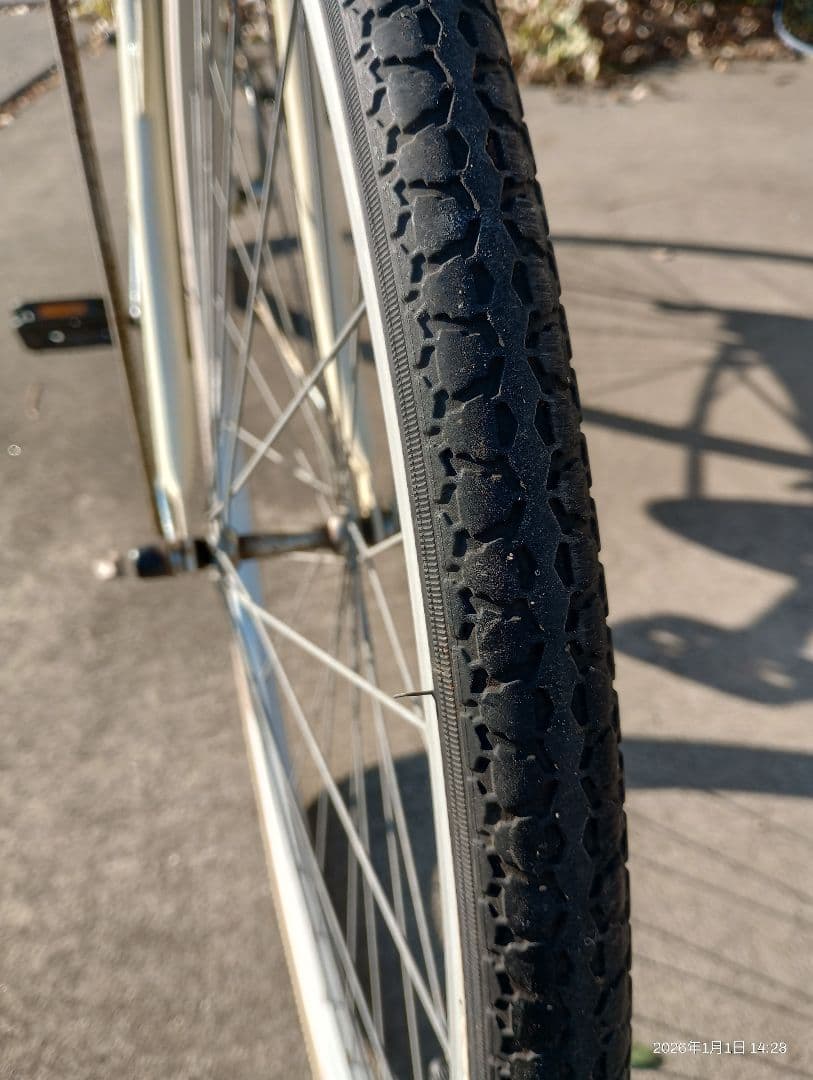 【引き渡し限定】asahi 27インチ自転車　ギア無し