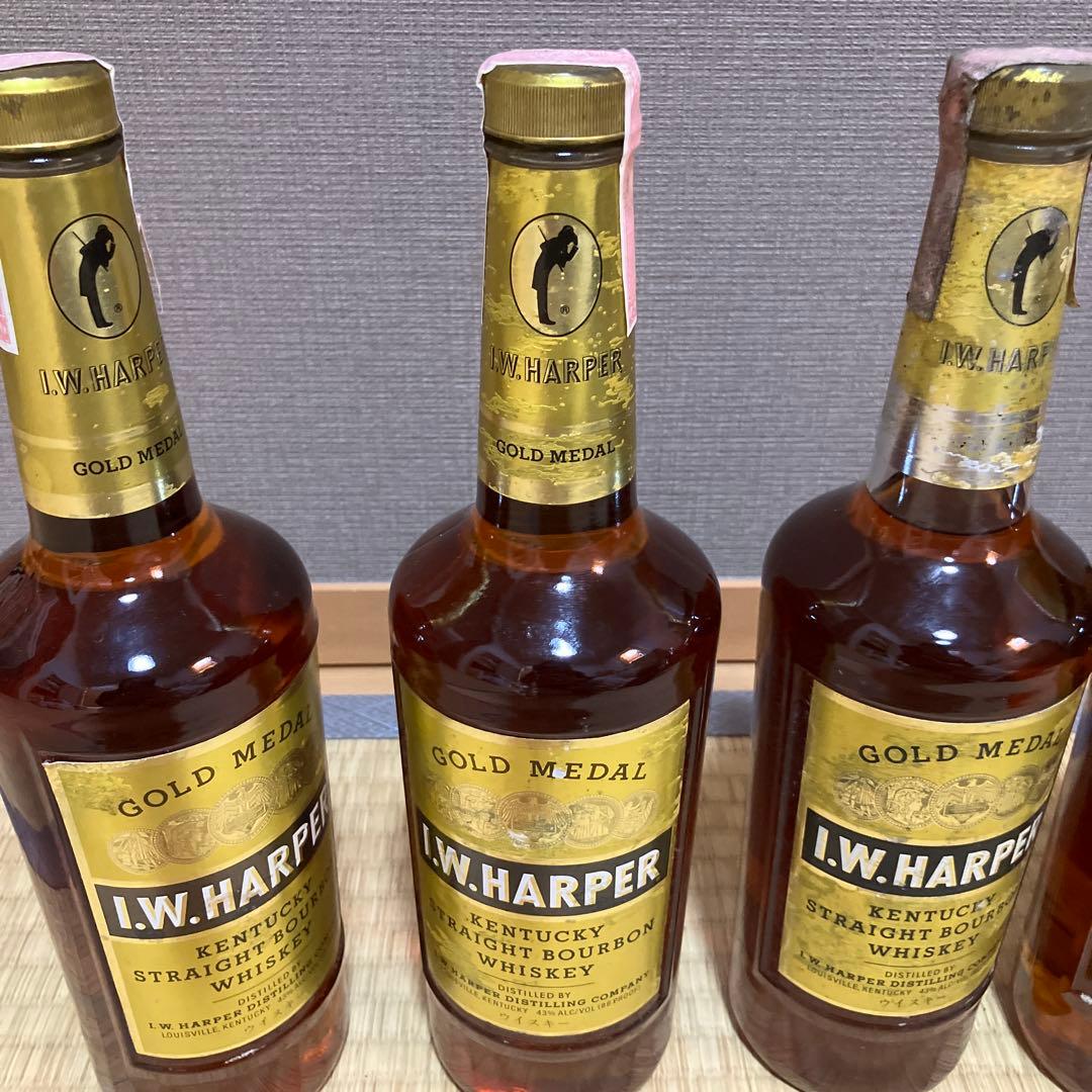 I.W.ハーパー ゴールドメダル 700ml 5本セット バーボンウイスキー