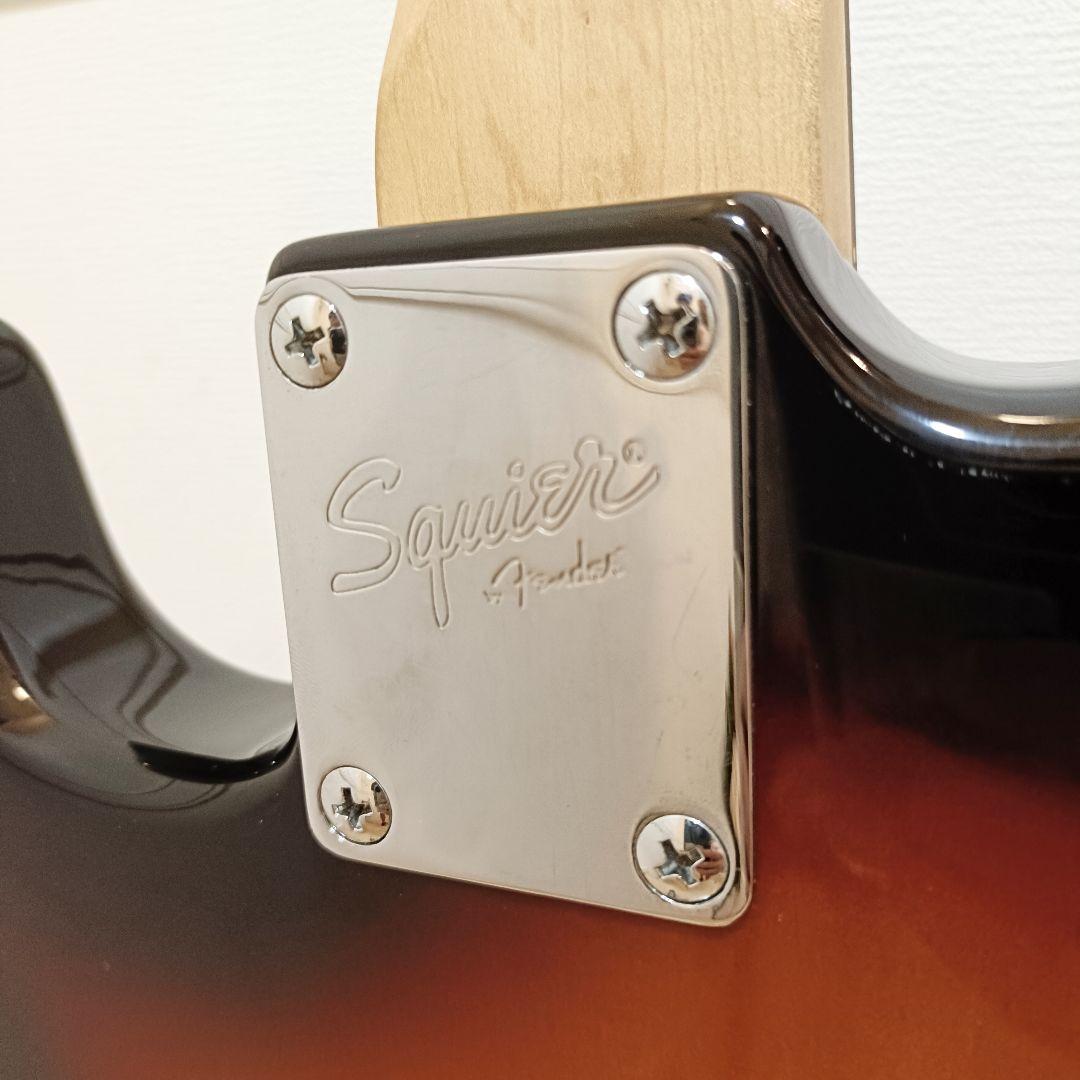 【メンテ済み】スクワイヤー ストラトキャスター エレキギター 本体 サンバースト