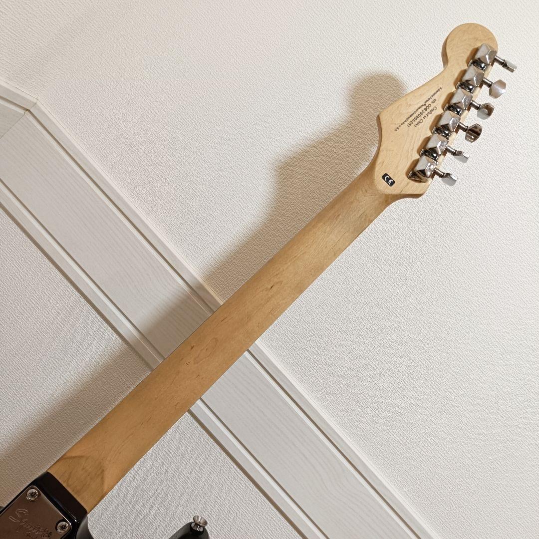 【メンテ済み】スクワイヤー ストラトキャスター エレキギター 本体 サンバースト