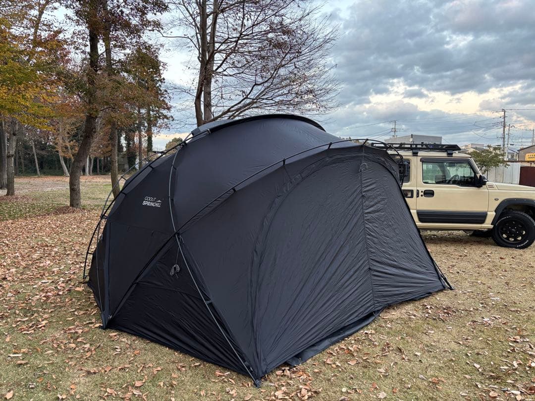 Springhill 崑崙Pro3.0 ドームテント ブラック TPU幕付属