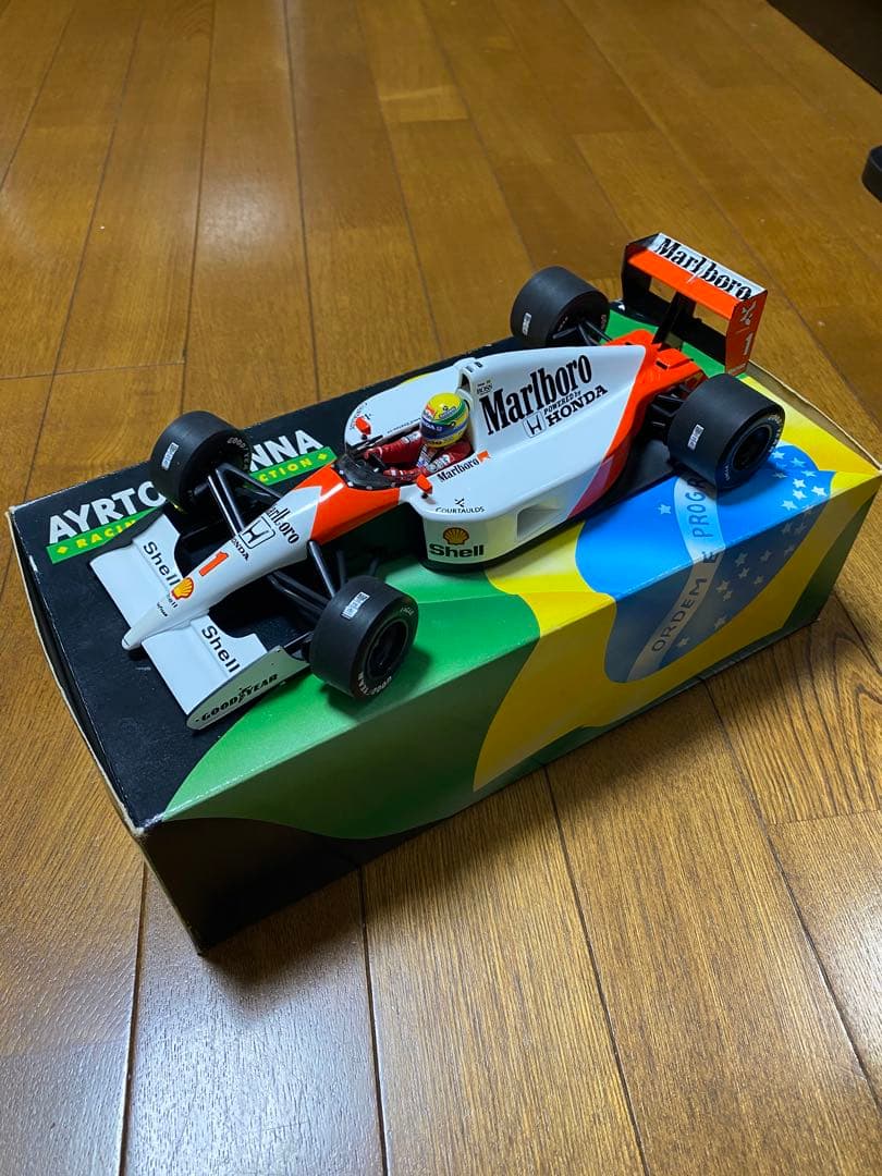 アイルトン・セナ 1/18 マクラーレン MP4/6 ウィリアムズ FW16