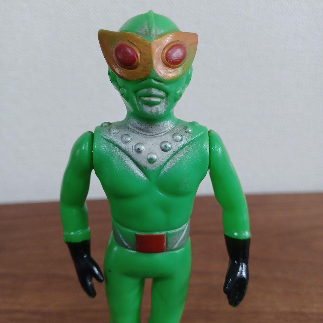 無版権　パチもの　サンダーマスク ソフビフィギュア