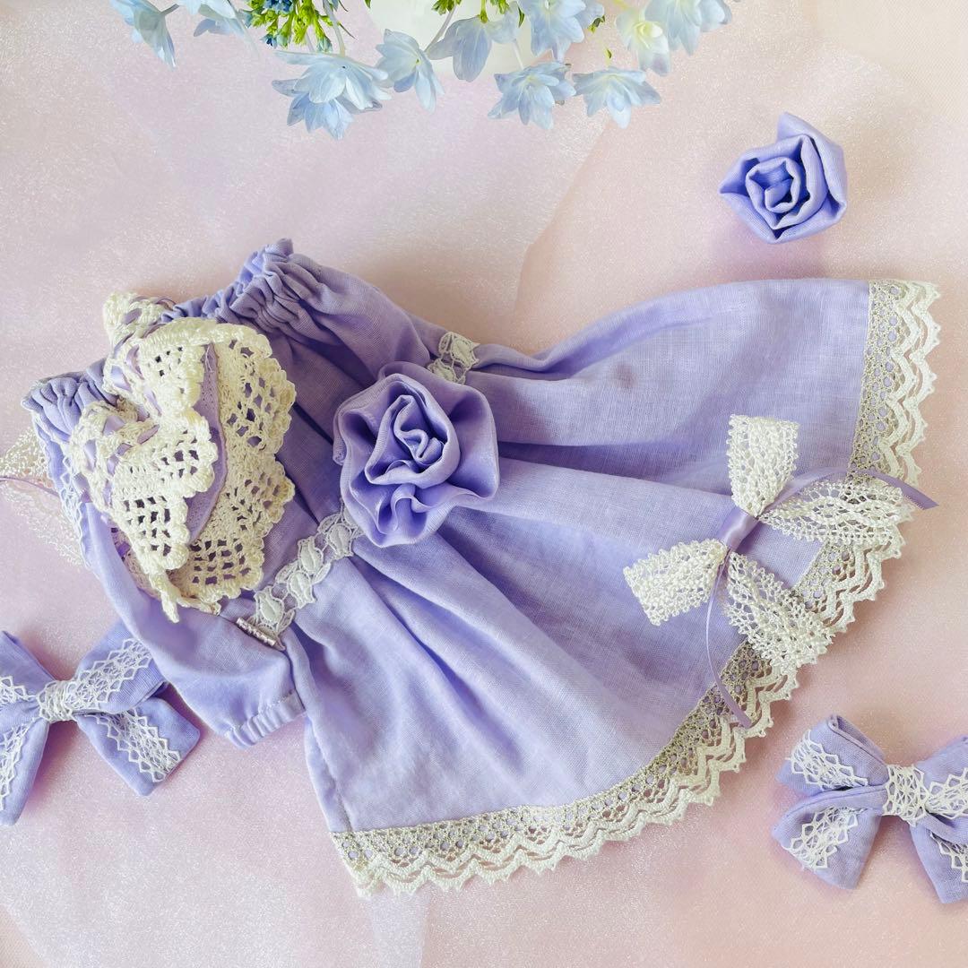 ライラックのワンピース　オーダーページ　犬服　ハンドメイド　∞TuTu∞