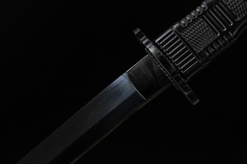戦術黒武士 日本刀 模造刀 居合刀 武士道 武蔵 鑑賞用 手鍛造打
