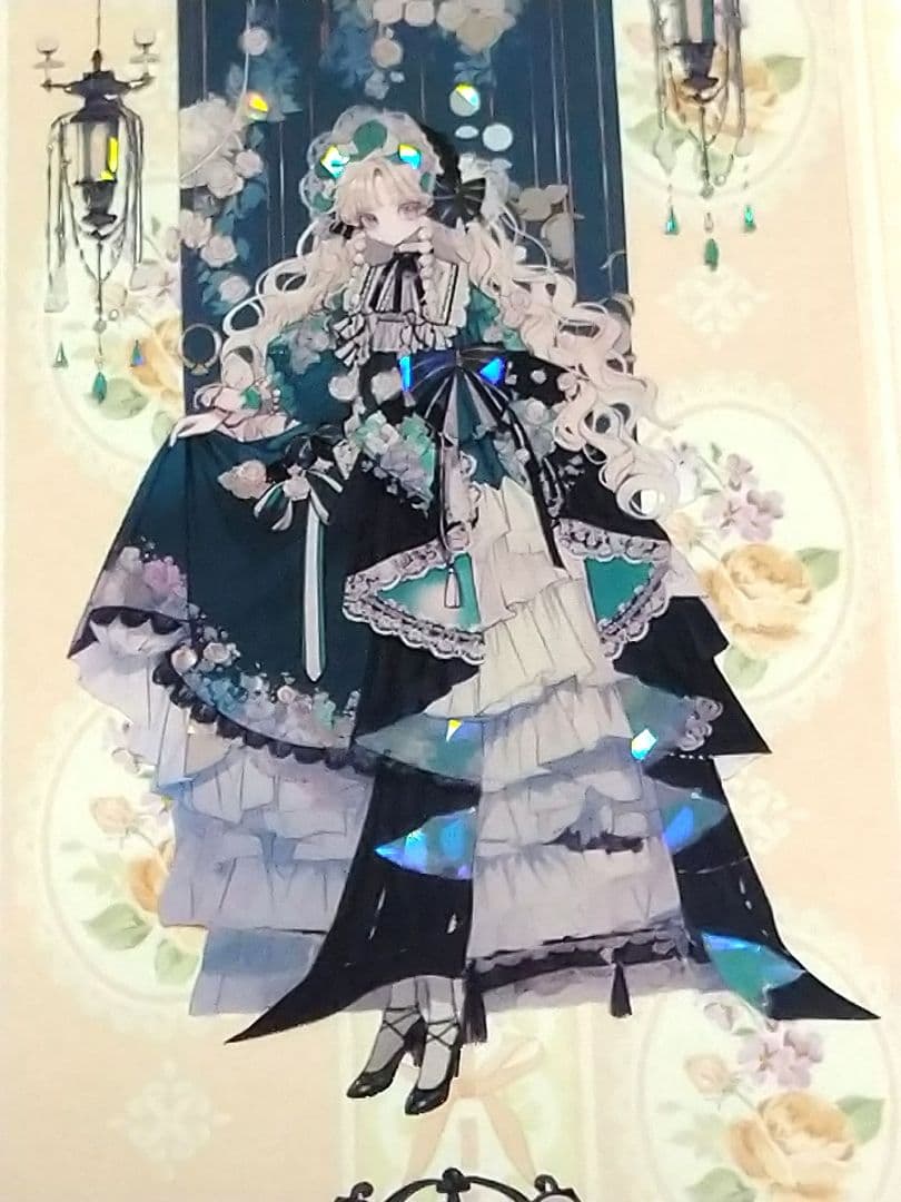 廃盤品✩J1078＃妄与秋来(贝壳光)御汐灵切り売り海外人物女の子AIマステ