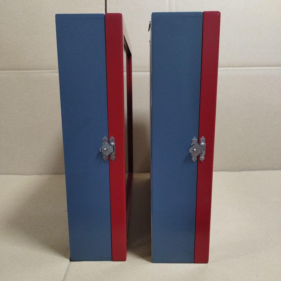 京商 木製ディスプレイケース 2個 ミニカー14台 まとめ売り