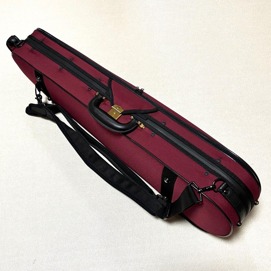 超美品　鈴木弦楽器スーパーライト バイオリン・ビオラケース メイゼル消音器ほか