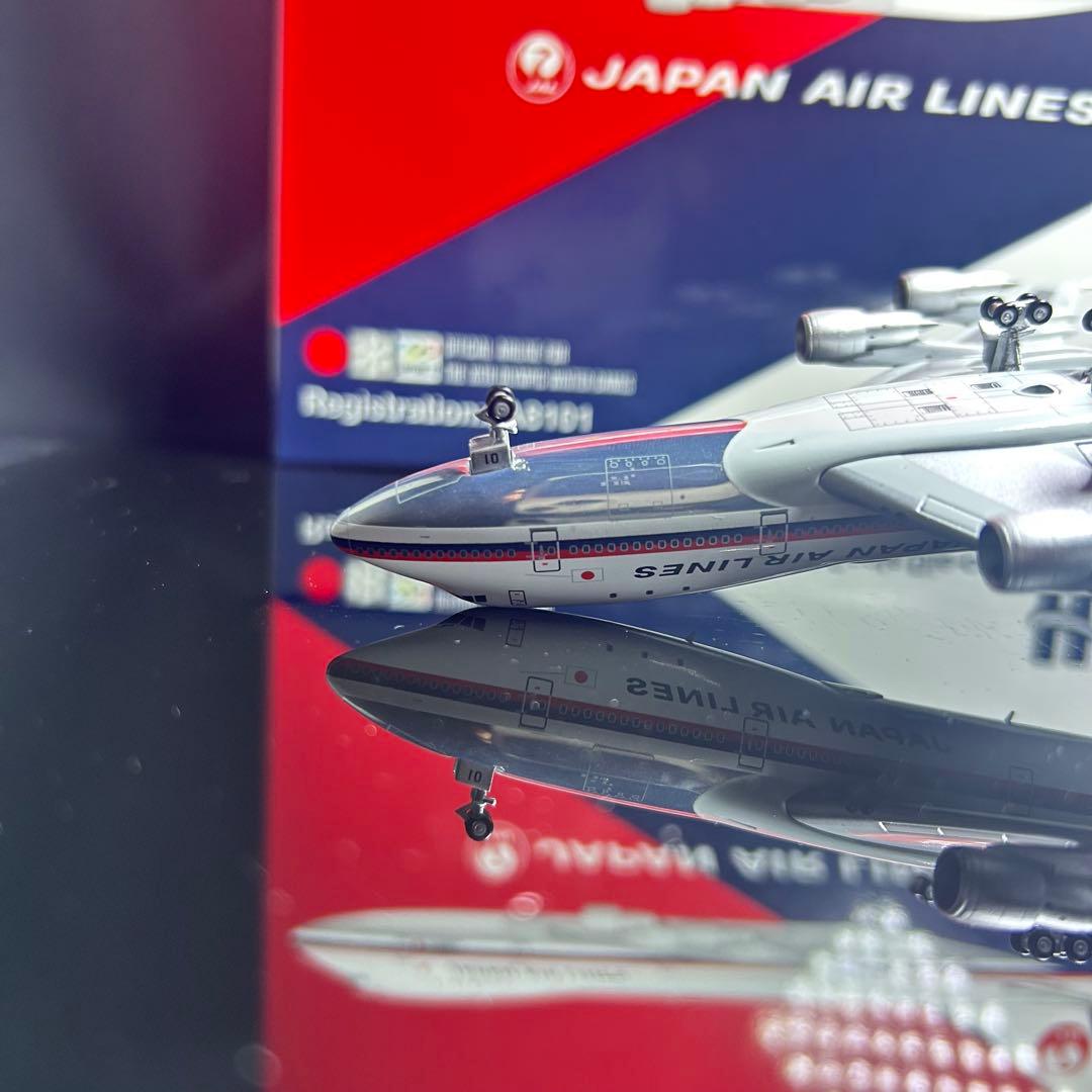 Hxmodel JAL B747-100 JA8101 1/400 スタンド付