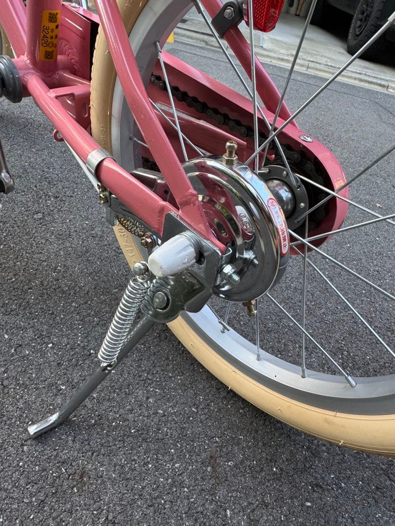 TOKYO BIKE 補助輪付 16インチ ピンク[都内直接引渡可］